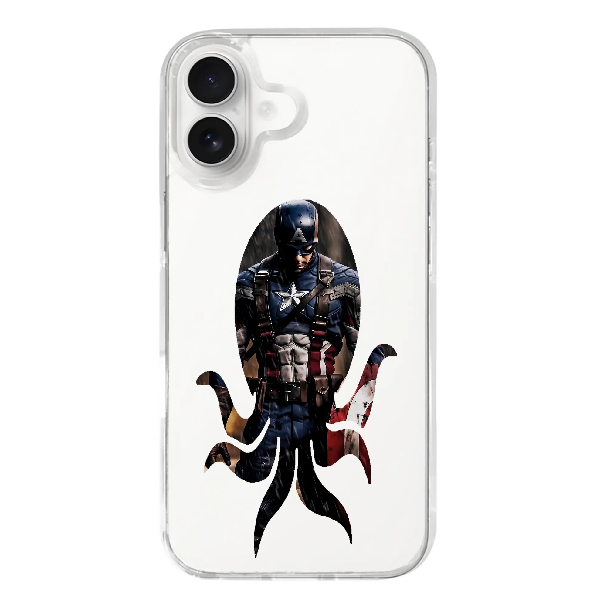 アベンジャーズ (Avenjāzu) グッズ キャプテン・アメリカ（Captain America） - iPhone 17シリーズ 透明スマホケース – 薄型・耐衝撃・精密フィット保護カバー